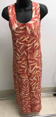 Tommy Bahama 100% Silk, Lined Maxi Dress for Women Size