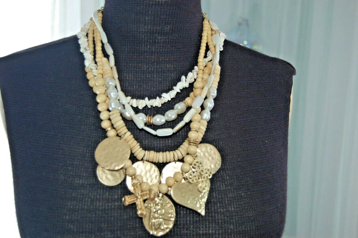 Chicos pearl necklace clearance
