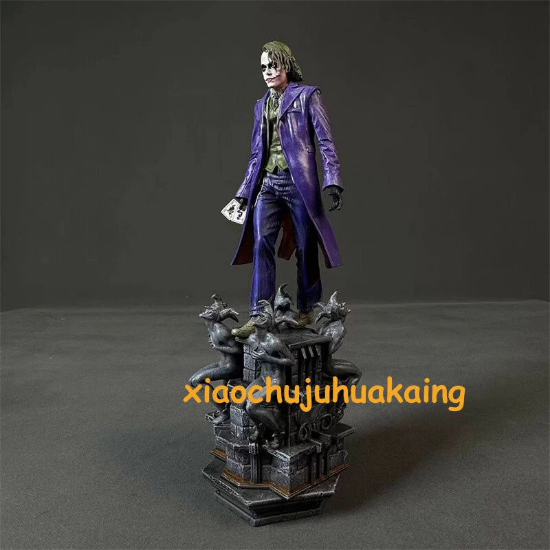 DC Comics Batman Dark Knight Heath Ledger Joker GK Resin Statue Model 30cm Toy - Image 3 of 4