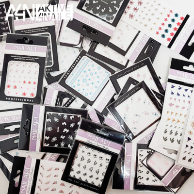1000 x Nailsticker Nailbindis, 3D Sticker Themensticker Top Angebot & Preis