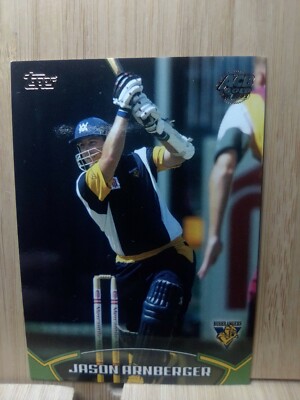JASON ARNBERGER 2002 #66 Topps ACB Cricket Card FREE POST