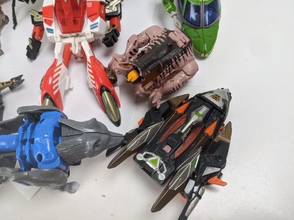 Hasbro Transformers Beast Wars Action Figure Lot Incomplete Dinobot Buzzsaw - Image 3 of 4