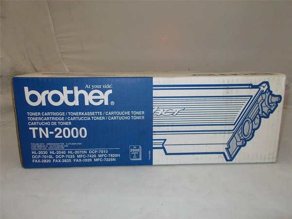 Original Brother TN-2000 TN2000 Toner Black FüR HL-2030 HL-2070 Neu In Ovp-image