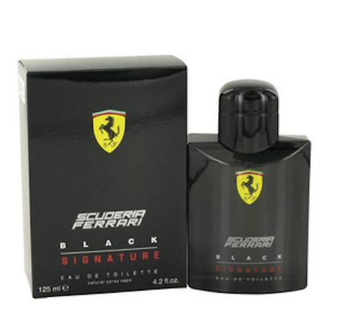 SCUDERIA FERRARI BLACK SIGNATURE Men COLOGNE 125ml EDT Spr