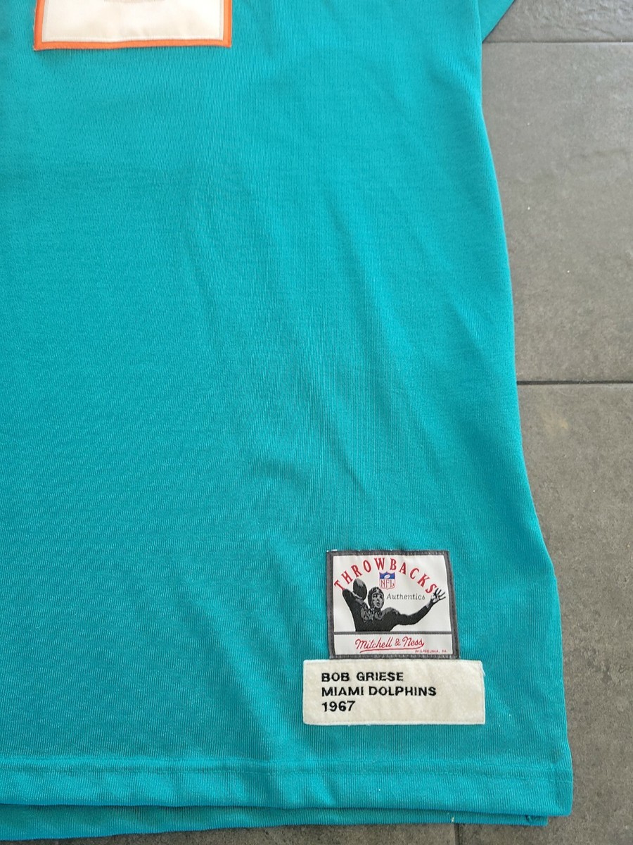 1967 AUTHENTIC MITCHELL NESS BOB GRIESE DOLPHINS JERSEY SIZE