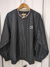 Cutter & Buck NWT Men's Size Medium Pullover Jacket Black The Silver Fox Club