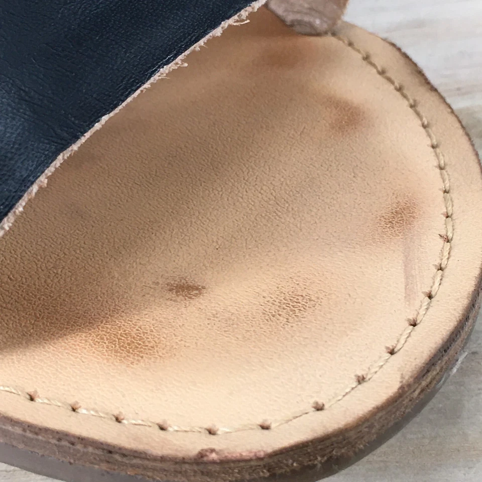 Sandalias Latigo para mujer Vela 9,5 M con tiras tacones con cordones cuero negro Foto 4 de 4