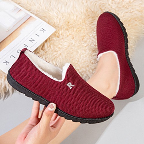 Scarpe da donna ciabatte fuzzy scarpe stivali casa interno donna soffici leggere calde - Foto 8 di 14