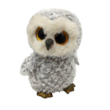Ty Beanie Boos Owlette Owl Plush 9" Gold Glitter Eyes Plush Stuffed Animal Tags 