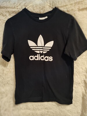 Adidas Trefoil Tshirt Black Size Men's S
