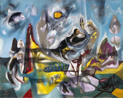 Impression D’art Roberto Matta – Interrogatoire Sur Les Blessures, 1948 – Reproduction De Qualité Musée