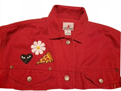 Crazy Horse legend Women Jacket Color Red Size Small good girl gone bad tag. - Picture 4 of 8