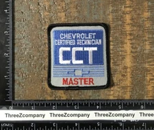 Vintage MASTER Chevrolet Certified Technician CCT Chevy Dealer Mechanic Patch