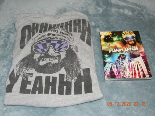 WWF Macho Man Ohhhh Yeah Wrestling Randy Savage T- Shirt Tee PLUS BONUS DVD - Picture 1 of 8