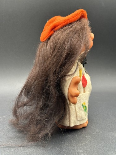 VHTF RARE Vintage Artist Felt Costume Dam Troll - Picture 7 of 14