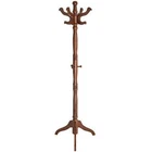 Coat Rack Free Standing with 11 Hooks Wooden Hall Tree Coat Hat Tree Coat