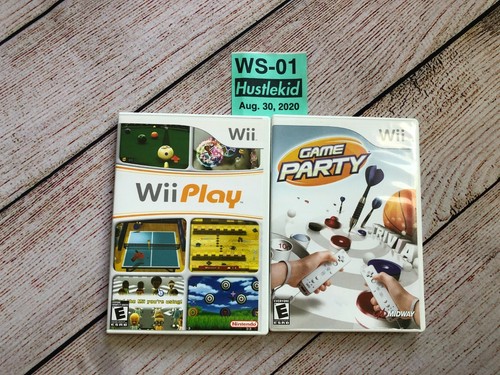 Genuine Lot 2 Nintendo Wii Play + Game Party Video Games *Tested & Working*🔥WS - Picture 3 of 8