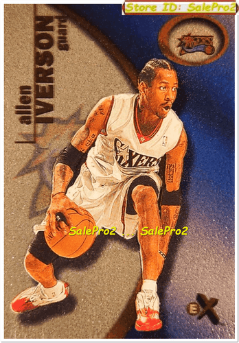 100++ ALLEN IVERSON NBA SINGLES ROOKIE INSERT GAME JERSEY SET LOT YOU PICK LIST - Picture 45 of 66