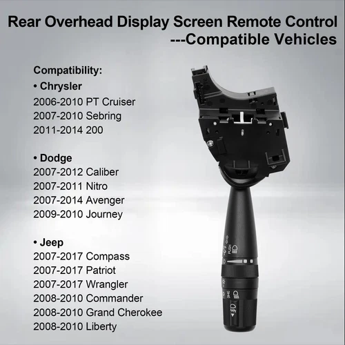 For 06~17 Jeep Patriot Wrangler Dodge Nitro Turn Signal Headlight Dimmer Switch√ - Bild 2 von 10