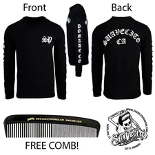 Men's Suavecito Old E Long Sleeve Tee Shirt (S, M, L, XL, 2XL, 3XL, 4XL, 5XL)