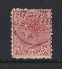 New Zealand 1895 1/- 2nd Sideface **OPHIR**  A Class cancel -VFU