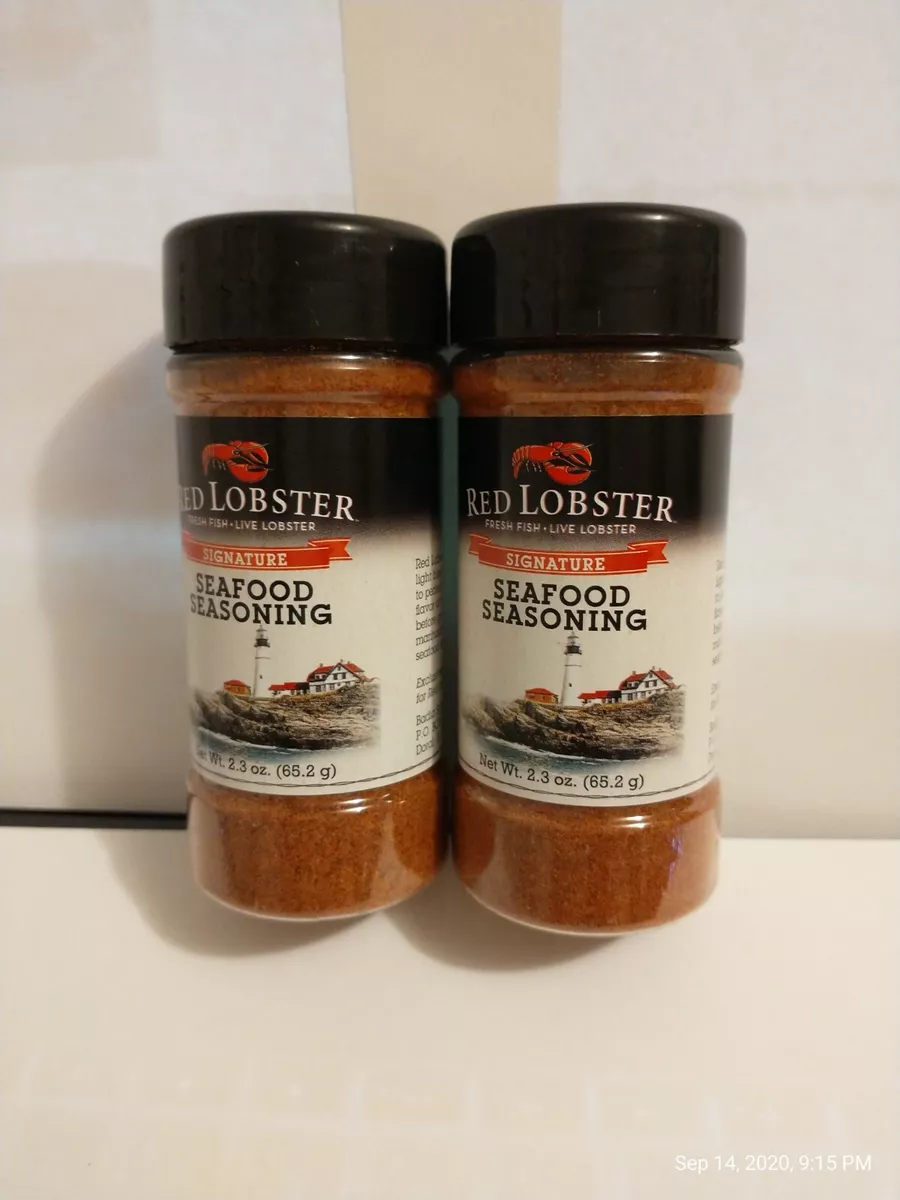 Red Lobster Signature Seafood Seasoning 2.3 oz. Bottle -- TWO Bottles