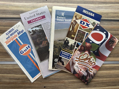 LOT of Vintage Map Bundle Road Maps Older Historic Older | eBay
