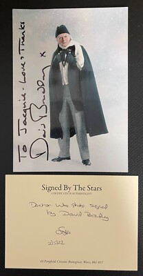 SIGNIERT Autograph  Doctor David Bradley Handsigniert