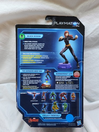 DISNEY MARVEL PLAYMATION AVENGERS HERO SMART FIGURE SINGLE BLACK WIDOW - Picture 2 of 3