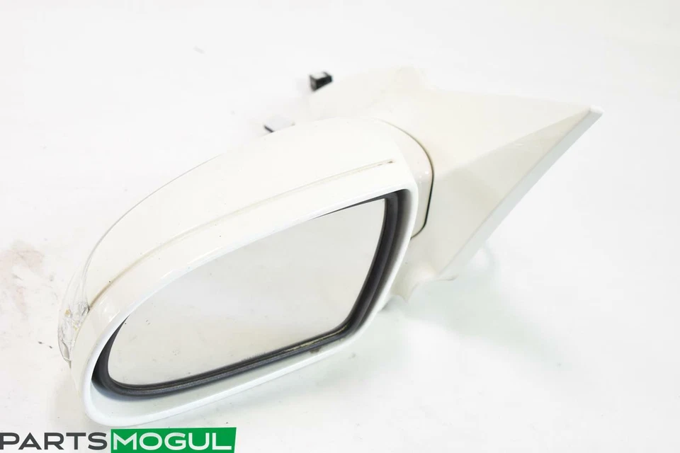 Белое оригинальное зеркало с усилителем бокового обзора для левого привода Mercedes-Benz SL500 04–06 годов выпуска - Изображение 2 из 4