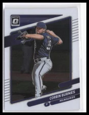 Corbin Burnes #144 2021 Donruss Optic Milwaukee Brewers