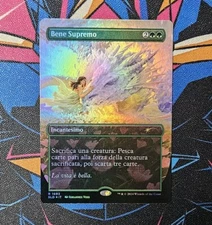 Greater Good Bene Supremo NM Rainbow Foil Secret Lair Sheldon Unplayed Italian🤌