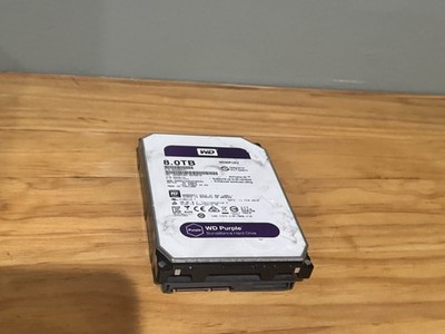 WD Purple 8TB 5400RPM SATA 3.5'' Surveillance HDD WD80PURZ WORKS SMART Warning