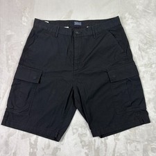 Levi s Cargo Shorts Black Workwear Outdoor Utility Men s Size 36 38 inseam 9"