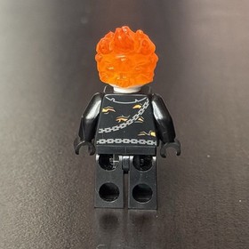 LEGO Marvel Super Heroes Ghost Rider Minifigure - sw267 76058 - EXCELLENT