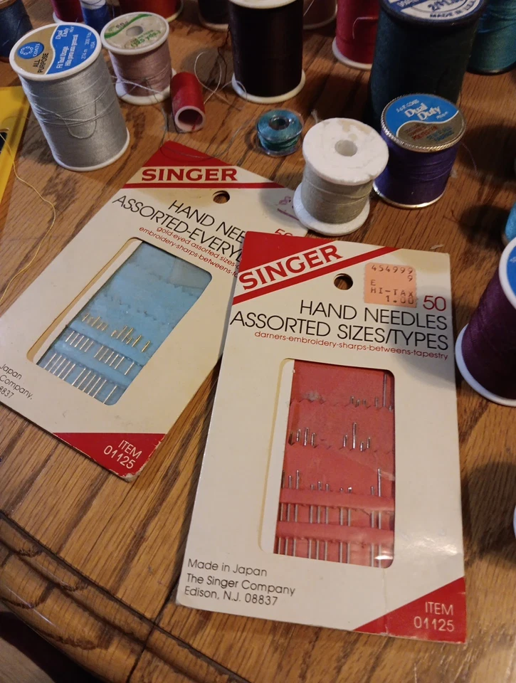 Sewing Thread Lot With Singer Needles - Image 4 of 4