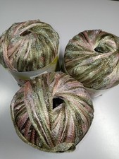 Euro Yarns Ritz Color  01 Lot of 3 Balls Each 143 Yards Made in Italy