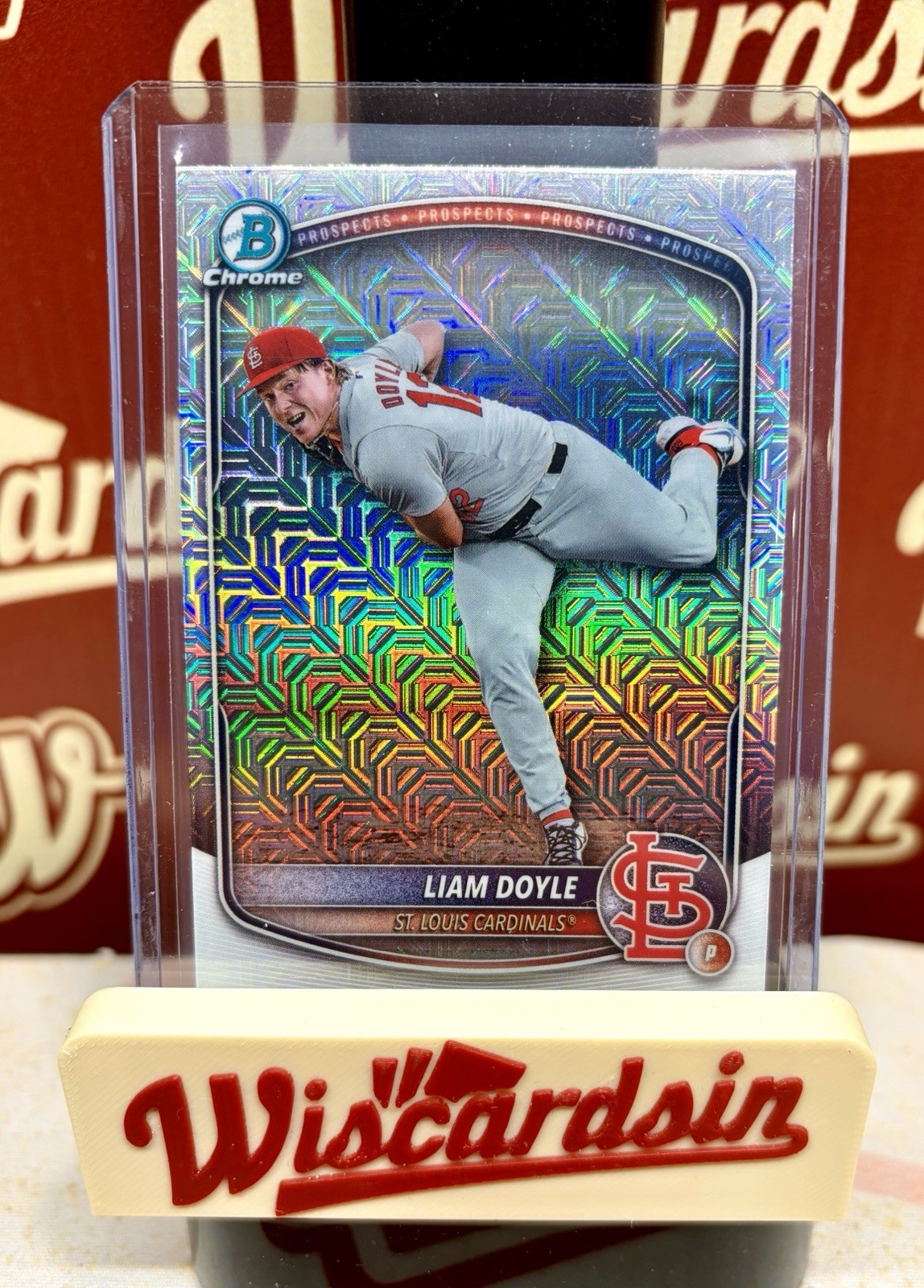 2025 Bowman Draft Mega Box Liam Doyle Image Variation SSP BDC-12 Cardinals 🔥