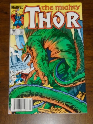 The Mighty Thor 341 Newsstand Cover Unread High Grade Marvel Comics