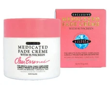 Clear Essence Exclusive Fade Creme With Sunscreen for SMOOTH EVEN TONED - 4 oz
