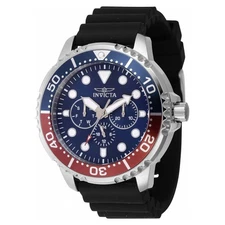 Invicta Pro Diver Quartz Blue Dial Pepsi Bezel Men's Watch 47231