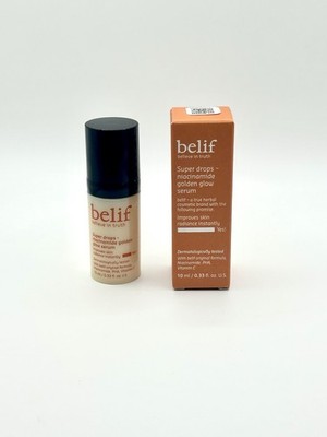 Belif Super Drops Niacinamide Golden Glow Serum 10 ml .33 oz Travel Mini Size