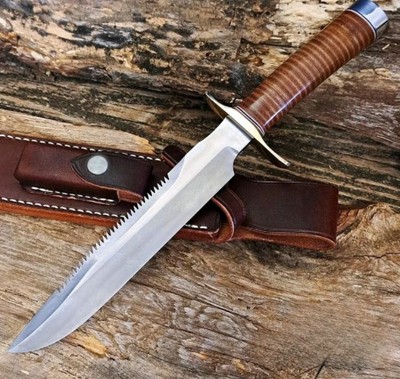 Custom Handmade  Randall Style Bowie Carbon steel Hunting_knife Sword Camping