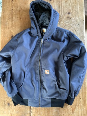 Coole Vintage Carhartt Workwear Active Jacket Grey/Black Size M Rugged Wear