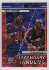 2021 Contenders Optic Red Cracked Ice Prizm Kevin Johnson Charles Barkley 0jq7