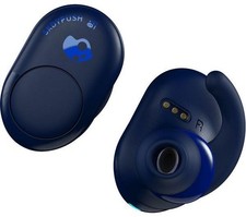 Skullcandy Auricolari Bluetooth senza fili a spinta - Blu indaco