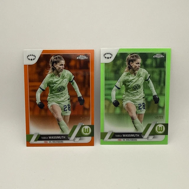 2022-23 Topps Chrome Women UWCL  Tabea Wassmuth /25 /99