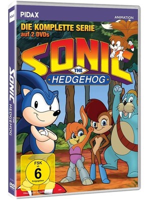 Sonic the Hedgehog   Komplette Kult-Zeichentrickserie mit 26 Folgen # 2-DVD-NEU