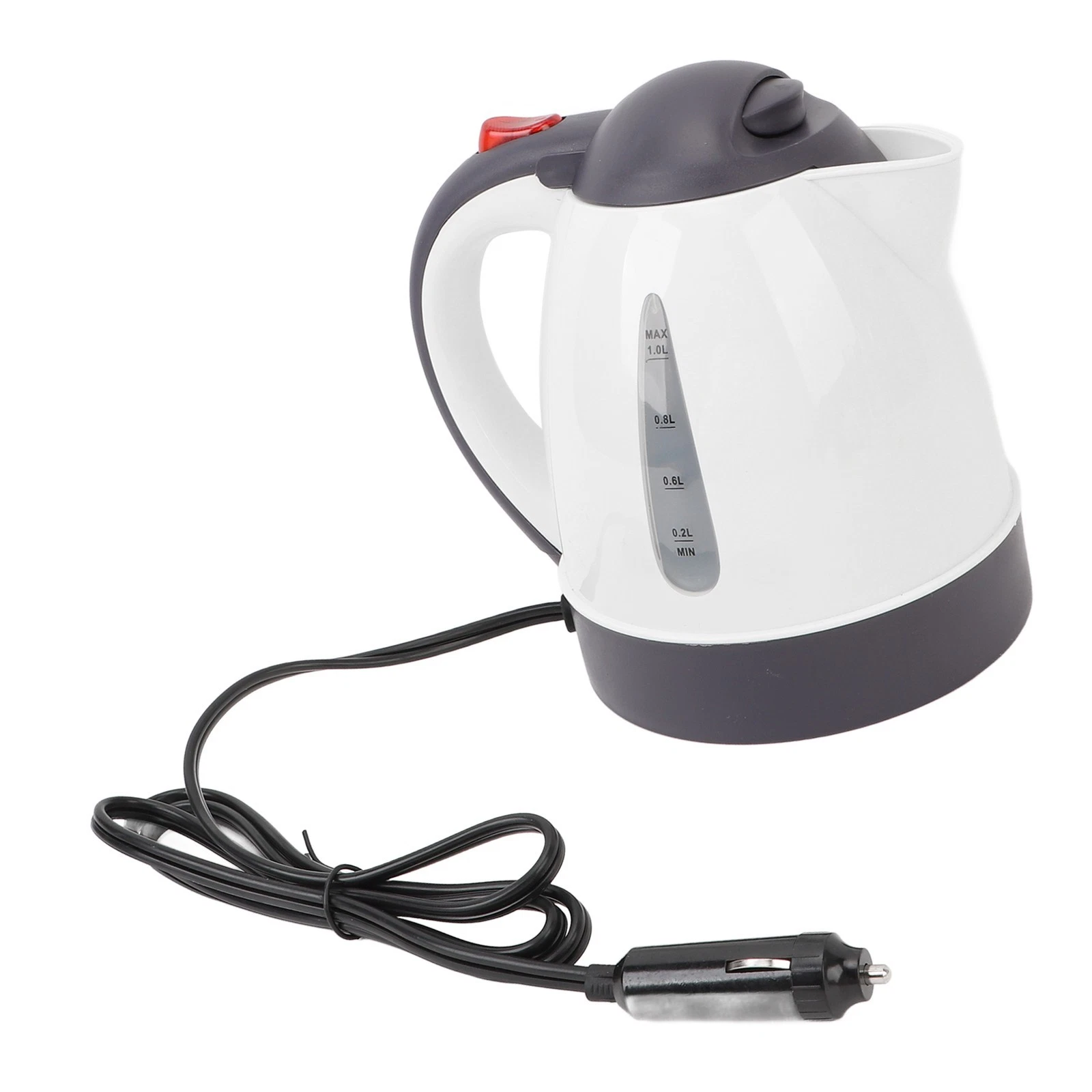 (24V)Car Electric Kettle Stainless Steel Travel Heating Cup 1000Ml Portable OB