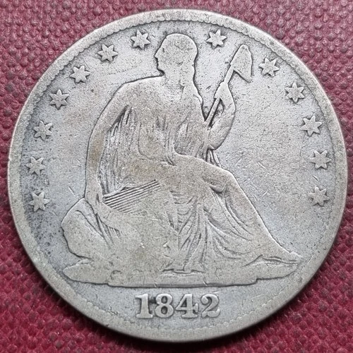 1842-O Seated Liberty Half Dollar — photo from the most recent tracked eBay sale